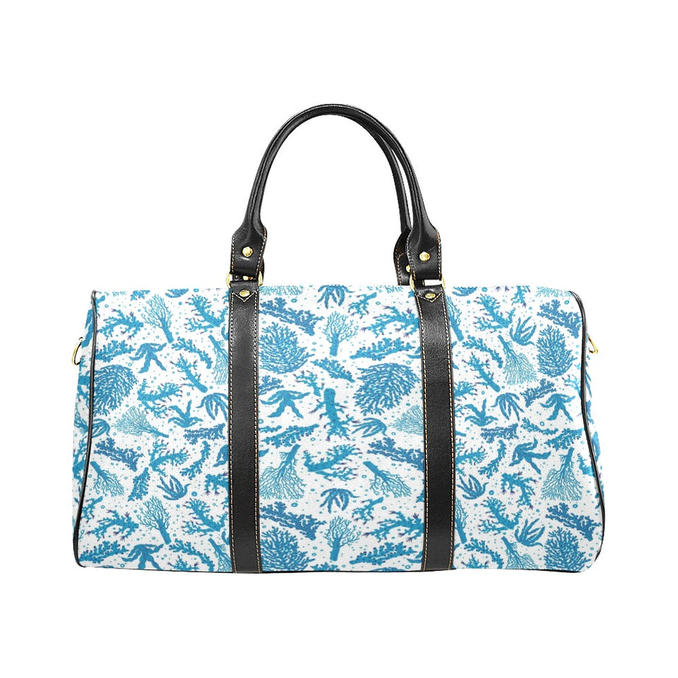 Coral Reef Pattern Print Design 01 Travel Bag