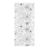 Spider web cobweb pattern white background Beach Towel