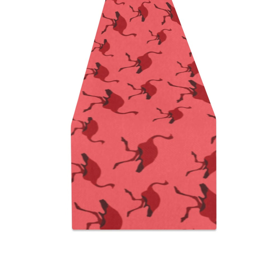 Ostrich Pattern Print Design 03 Table Runner