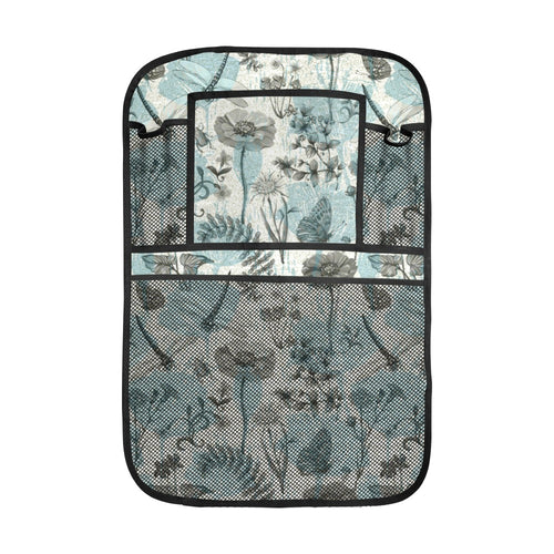 Dragonfly Butterfly Plants insect flower vintage s Car Seat Back Organizer