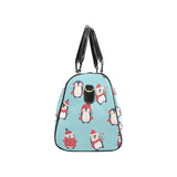 Cute penguin christmas design pattern Travel Bag