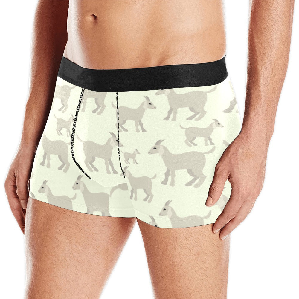 Little young goat pattern Men's All Over Print Boxer Briefs Men's Underwear