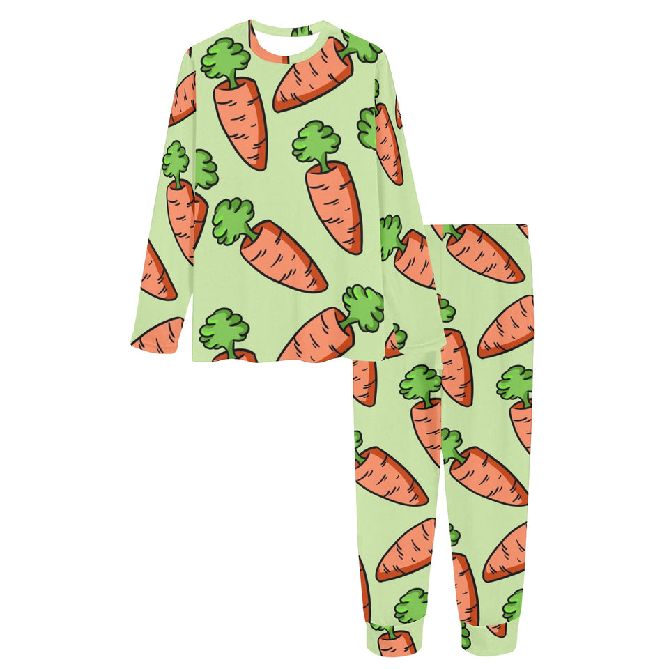 Carrot Pattern Print Design 05 Women's All Over Print Pajama Set