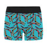 Boomerang Australian aboriginal ornament blue back Men's All Over Print Boxer Briefs Men's Underwear