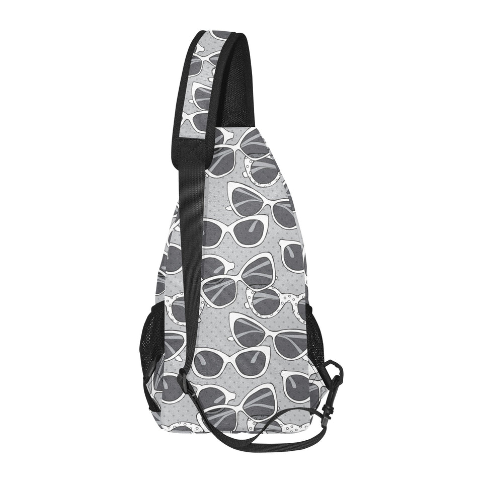 Sun Glasses Pattern Print Design 04 All Over Print Chest Bag