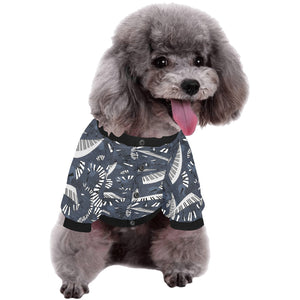 Piano Pattern Print Design 02 All Over Print Pet Dog Round Neck Fuzzy Shirt
