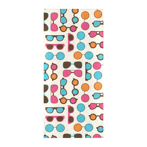 Sun Glasses Pattern Print Design 03 Beach Towel