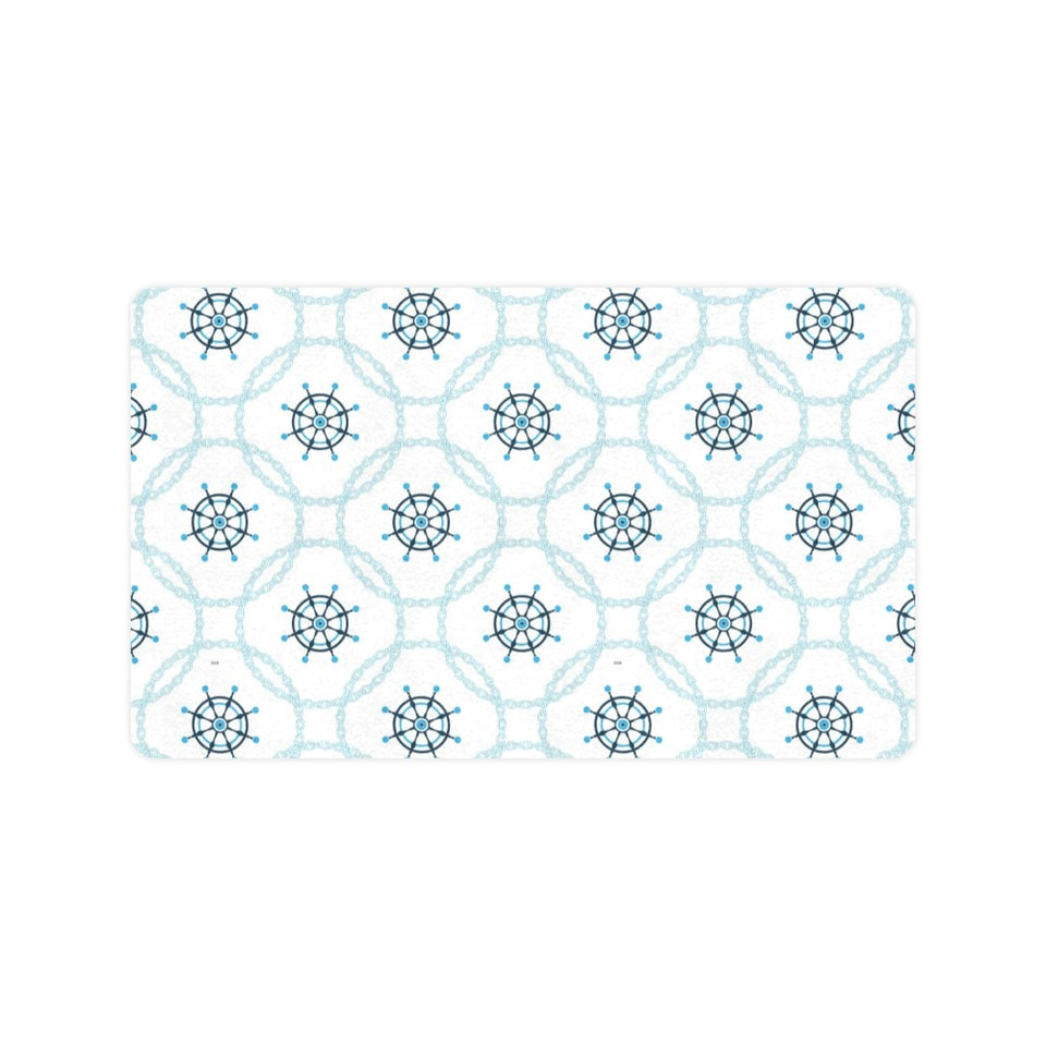 nautical steering wheel chain Doormat