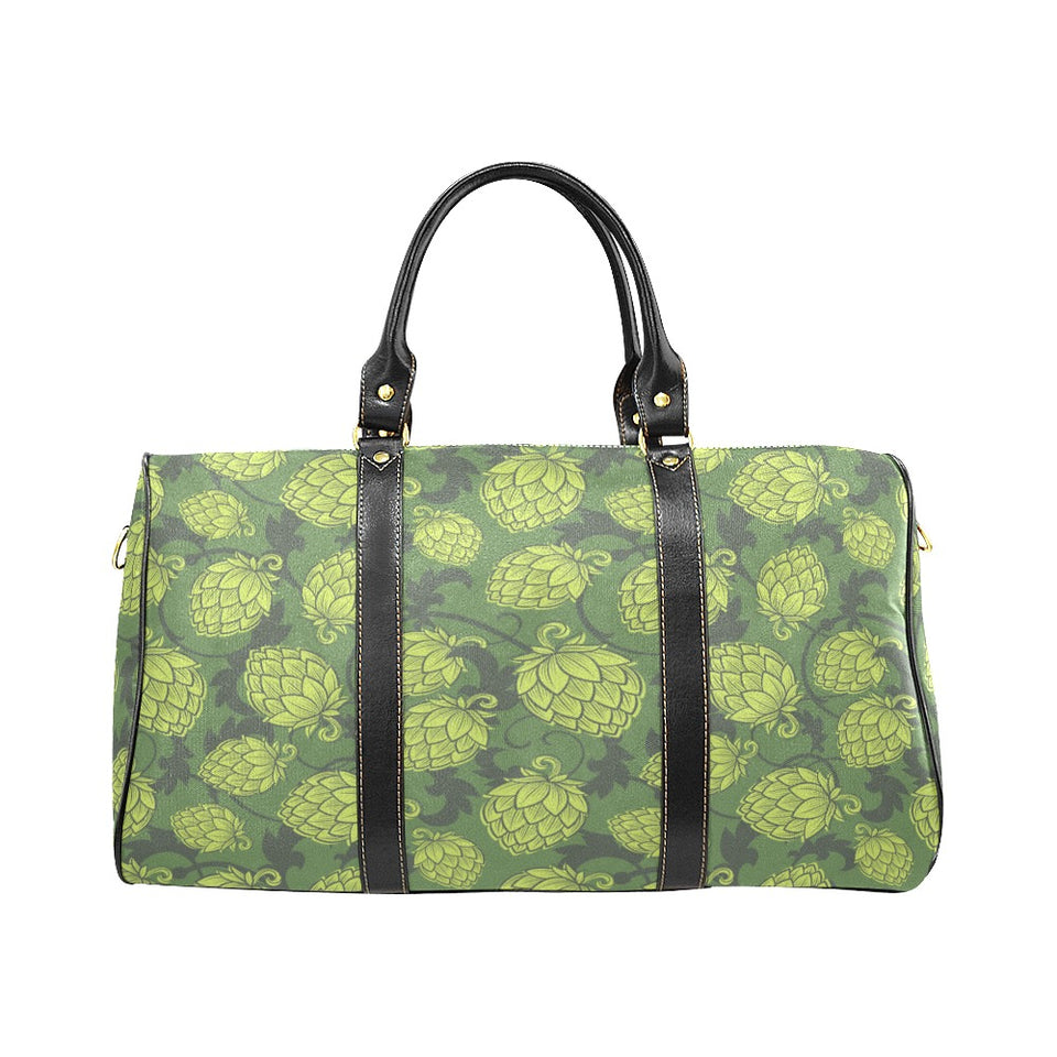 Hop pattern Hop cone background Travel Bag