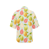 Guava design pattern Women's All Over Print Hawaiian Shirt