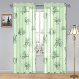 broccoli sketch pattern Gauze Curtain
