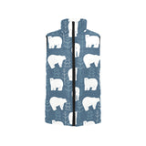 polar bear mother her child pattern Women's Padded Vest