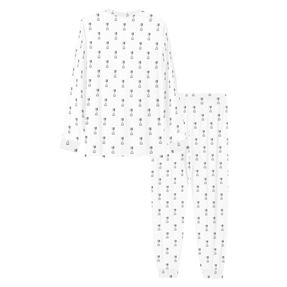 Engine Piston Background Pattern Print Design 01 Men's All Over Print Pajama