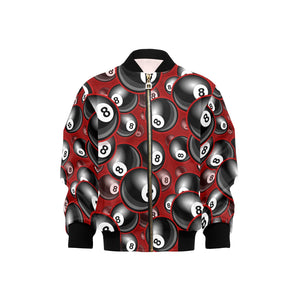 Billiard Ball Pattern Print Design 05 Kids' Boys' Girls' Bomber Jacket