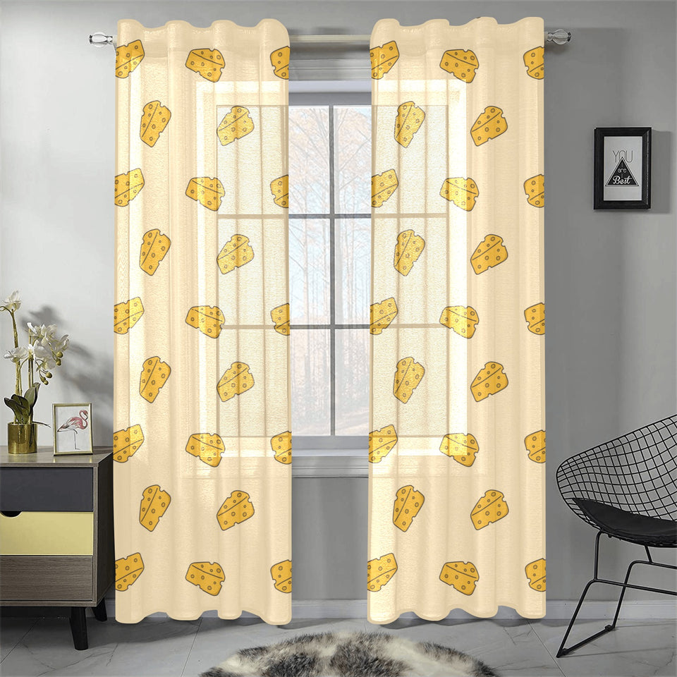 Cheese pattern Gauze Curtain