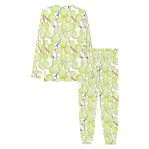 Tennis Pattern Print Design 01 Men's All Over Print Pajama