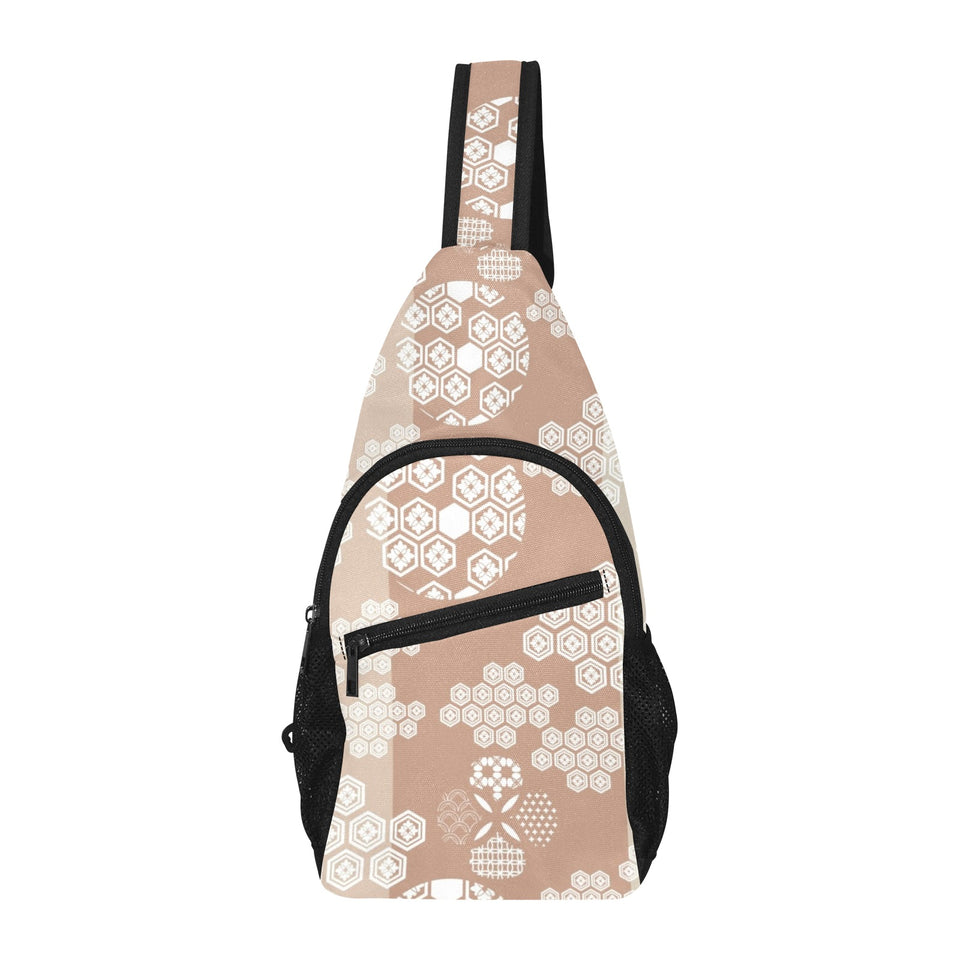 Beautiful hexagon japanese pattern All Over Print Chest Bag