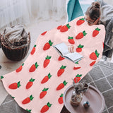 Strawberry beautiful pattern Blanket Robe with Sleeves