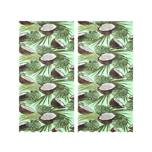 Coconut Pattern Print Design 02 Gauze Curtain