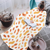 peanuts pattern Blanket Robe with Sleeves