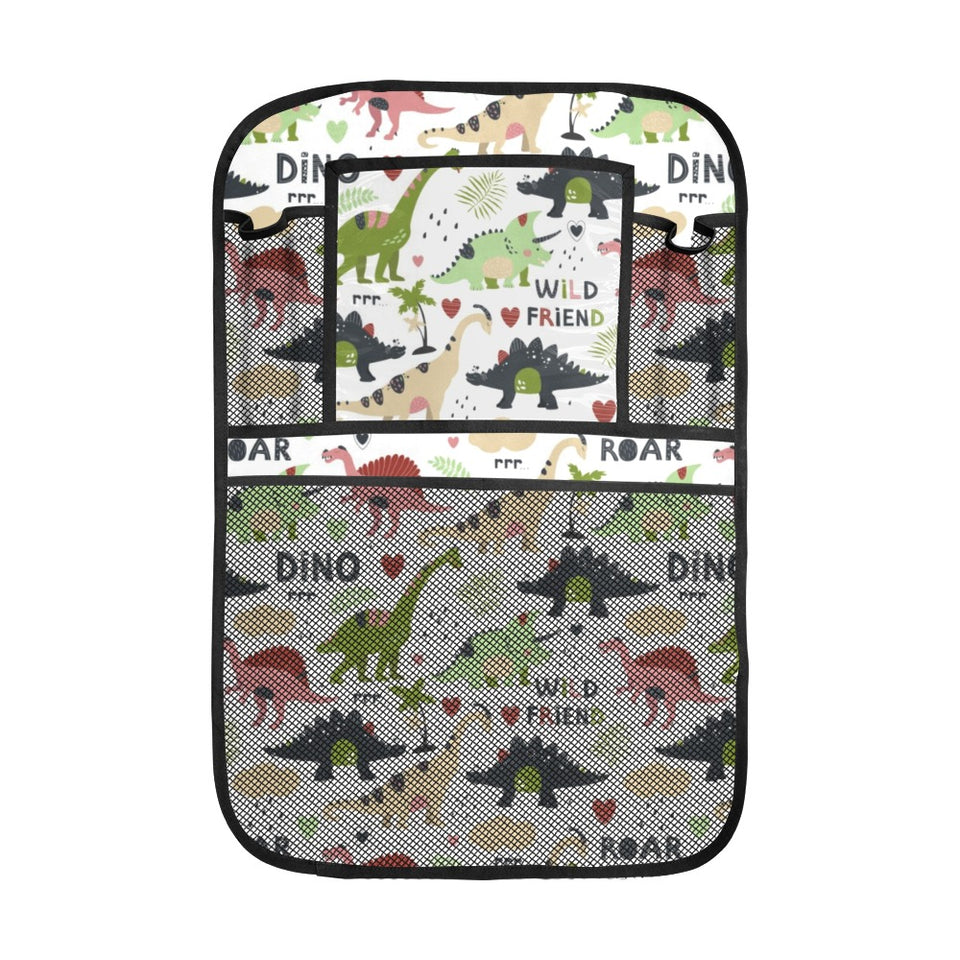 Cute dinosaurs pattern Car Seat Back Organizer
