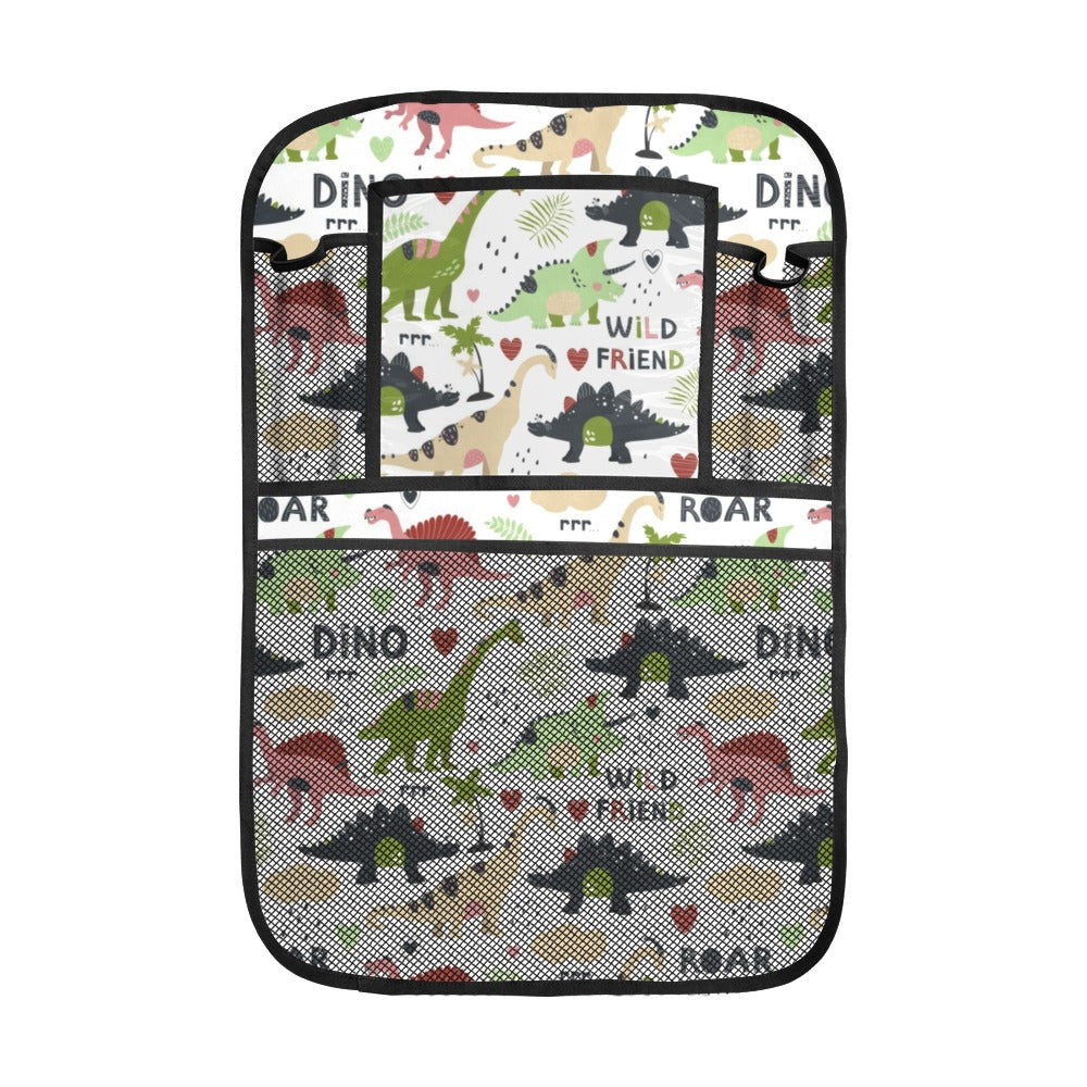 Cute dinosaurs pattern Car Seat Back Organizer