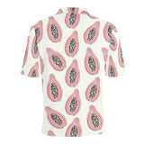 papaya pattern Men's All Over Print Polo Shirt