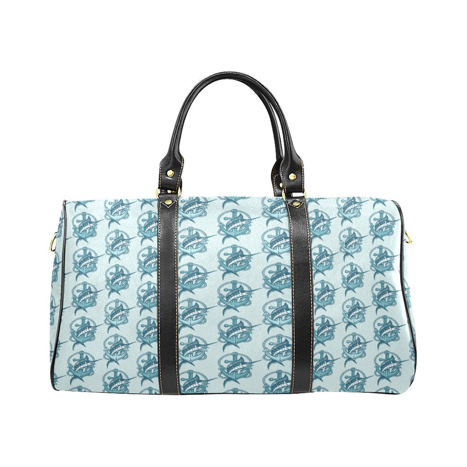 Swordfish Pattern Print Design 05 Travel Bag