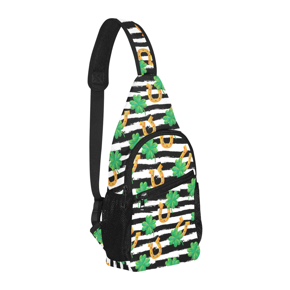 Horseshoes Pattern Print Design 01 All Over Print Chest Bag