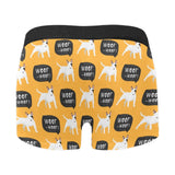 Bull Terrier Pattern Print Design 03 Men's All Over Print Boxer Briefs Men's Underwear