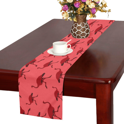 Ostrich Pattern Print Design 03 Table Runner