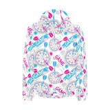 Darts Pattern Print Design 01 Men's Padded Hooded Jacket