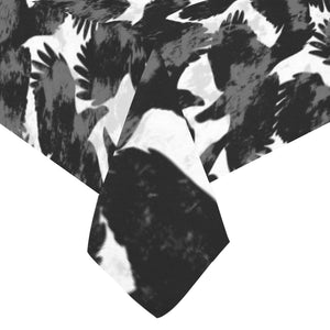 Crow illustration pattern Tablecloth