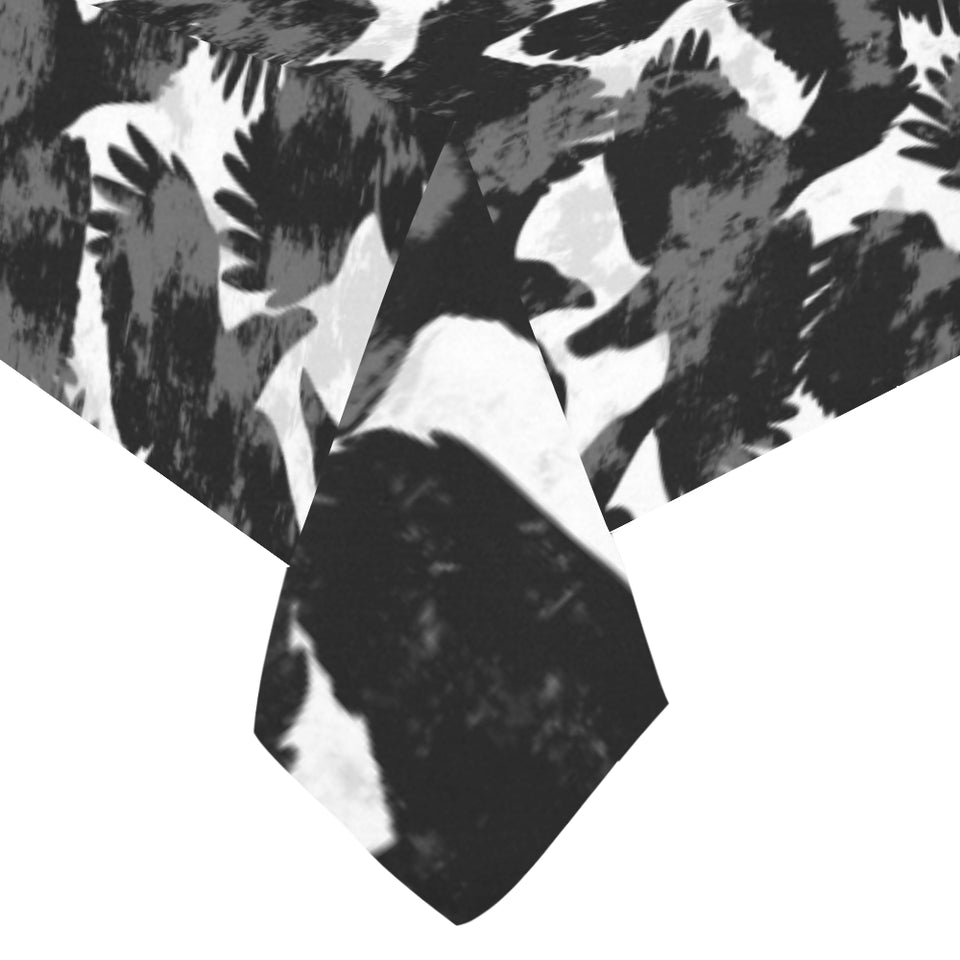 Crow illustration pattern Tablecloth