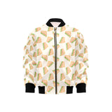 Sandwich Pattern Print Design 01 Kids' Boys' Girls' Bomber Jacket