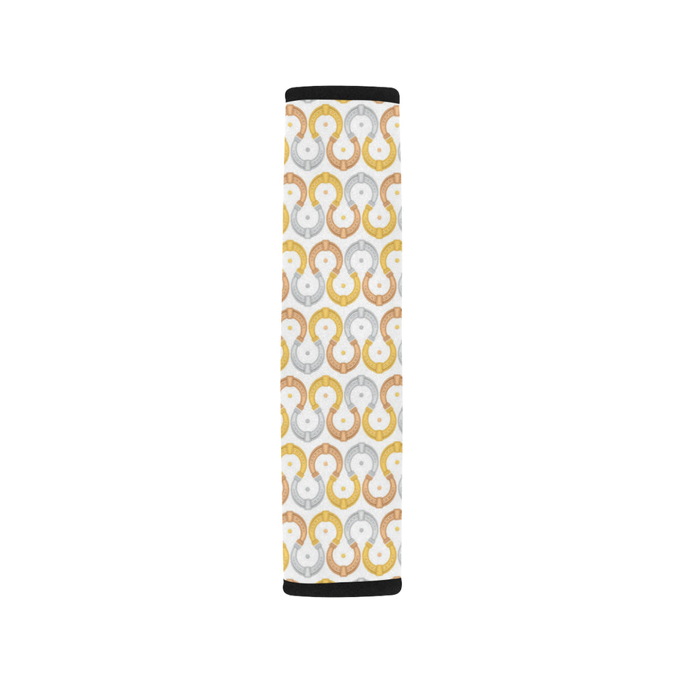 Horseshoes Pattern Print Design 03 Car Seat Belt Cover