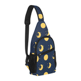 Moon star pattern All Over Print Chest Bag