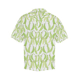 Green Peas Pattern Print Design 03 Men's All Over Print Hawaiian Shirt (Model T58)