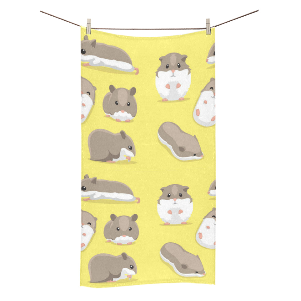 Cute Hamster pattern Bath Towel