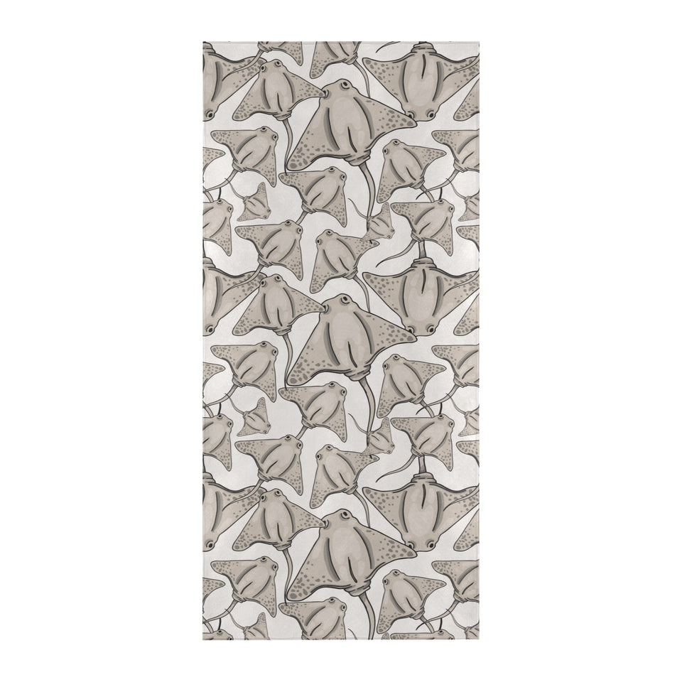 Stingray Pattern Print Design 05 Beach Towel