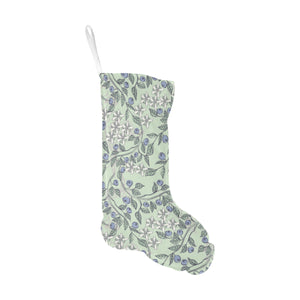 hand drawn blueberry pattern Christmas Stocking