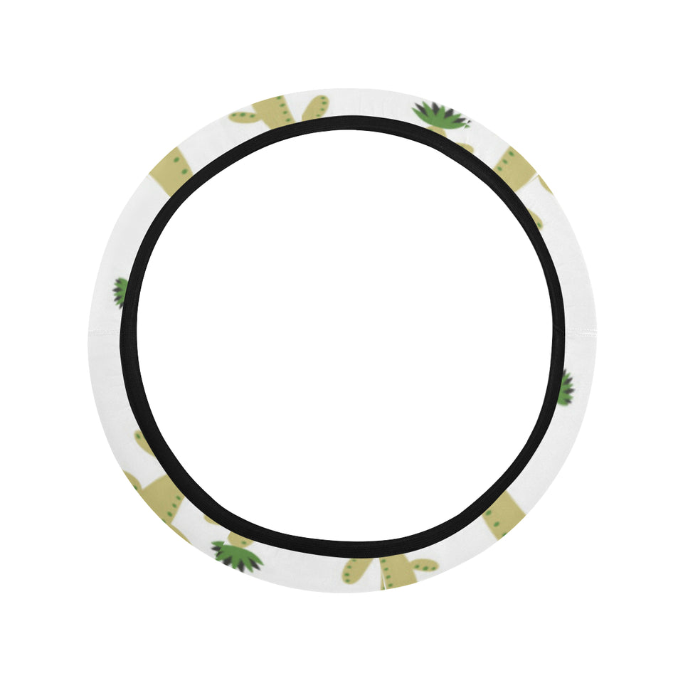 Cute cactus pattern Car Steering Wheel Cover