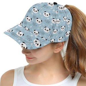 Cute panda pattern All Over Print Snapback Cap