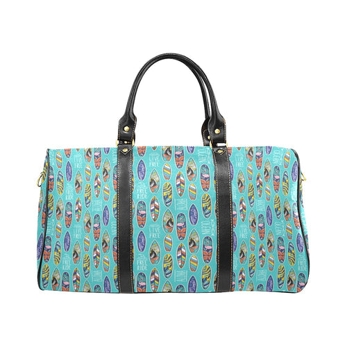 Surfboard Pattern Print Design 05 Travel Bag