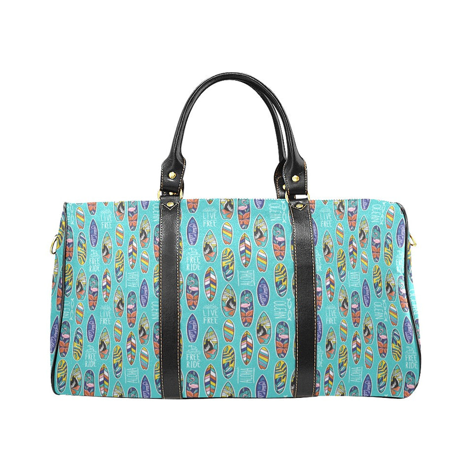 Surfboard Pattern Print Design 05 Travel Bag