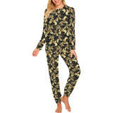 Goldfish Pattern Print Design 01 Women's All Over Print Pajama Set