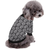 Dice Pattern Print Design 01 All Over Print Pet Dog Round Neck Fuzzy Shirt