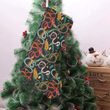 Colorful snake plant pattern Christmas Stocking