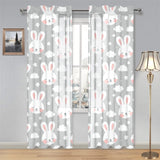 Rabbit cloud Pattern Gauze Curtain