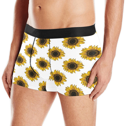 sunflowers design pattern Men's All Over Print Boxer Briefs Men's Underwear